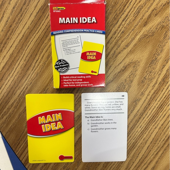 Reading Skill Practice Flashcards - Picture 8 of 10